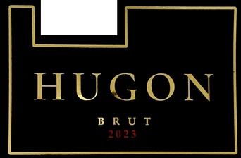 etykieta wina musującego hugon