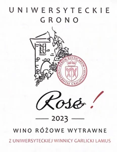 etykieta wina rose