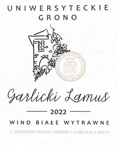 etykieta wina garlicki lamus